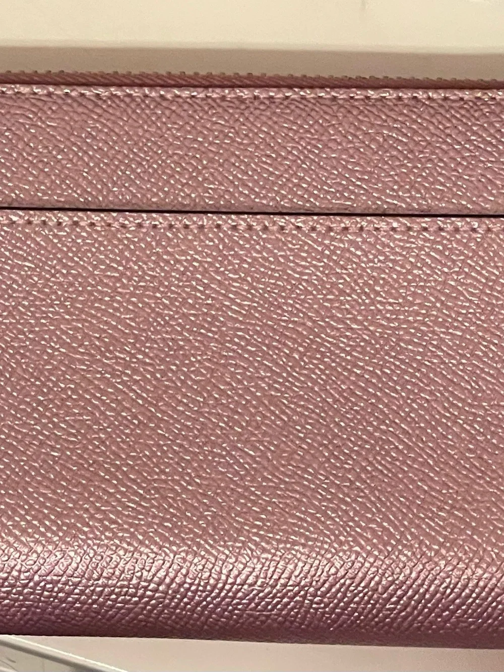 Coach Metallic Tulip Pink Long Zip Around Wallet 👛🌷💞👛🌷💞